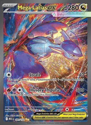 Mega Latias ex #181 Mega Evolution PSA 10