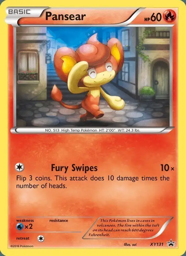 Pansear #XY131 XY Black Star Promos PSA 10