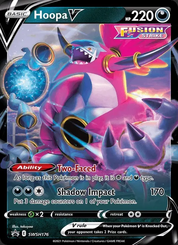 Hoopa V #SWSH176 SWSH Black Star Promos PSA 10