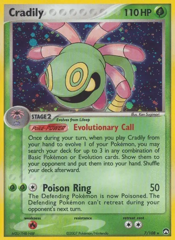 Cradily #7 Power Keepers PSA 10