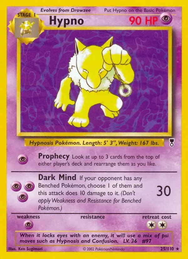 Hypno #25 Legendary Collection PSA 10