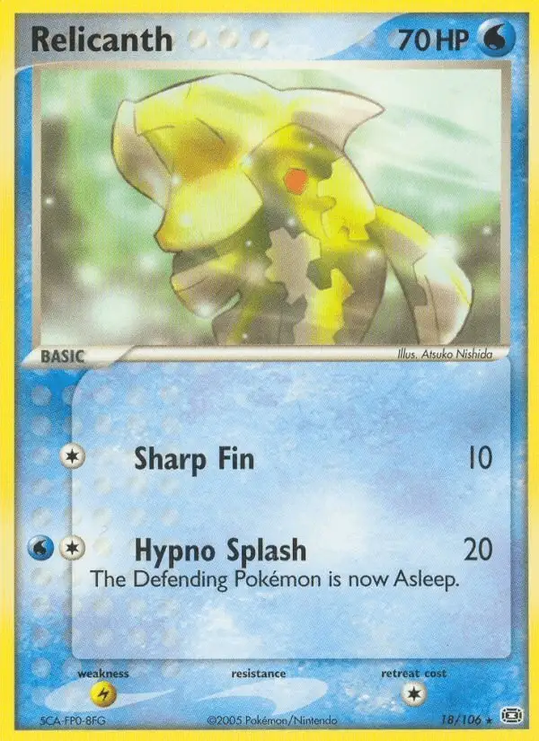 Relicanth #18 Emerald PSA 10