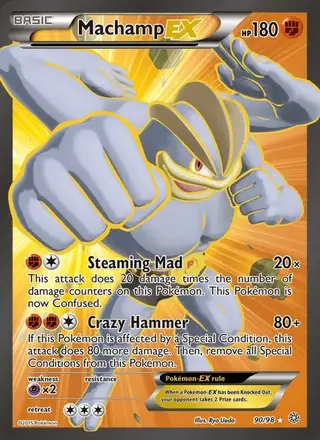 Machamp EX #90 Ancient Origins PSA 10