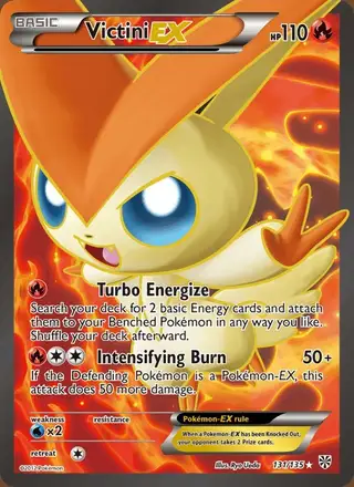 Victini-EX #131 Plasma Storm PSA 10