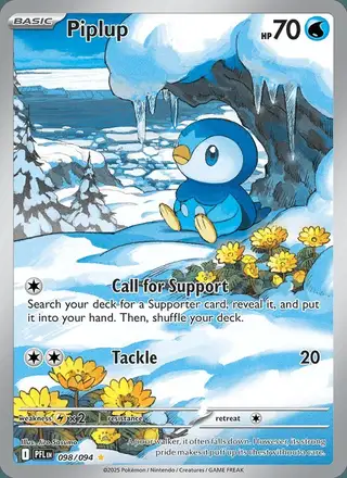 Piplup #098 Phantasmal Flames PSA 10