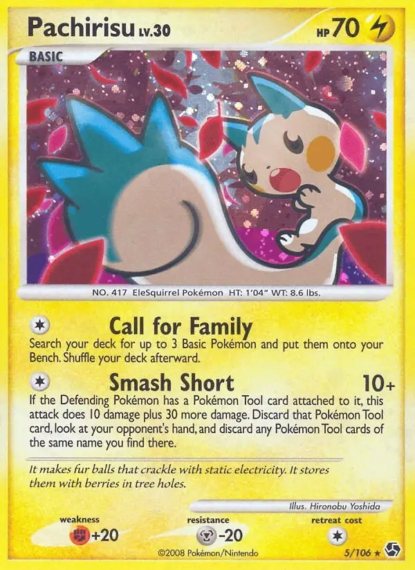 Pachirisu #5 Great Encounters PSA 10
