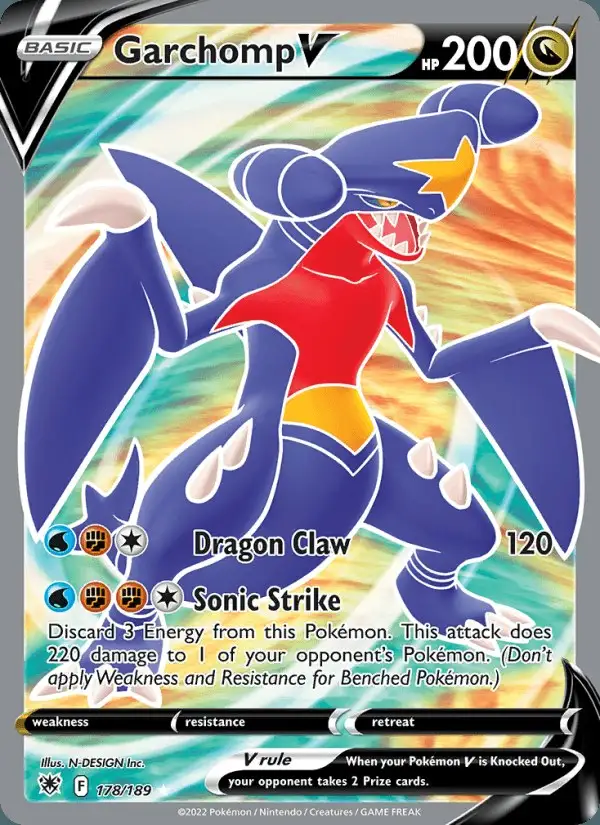 Garchomp V #178 Astral Radiance PSA 10