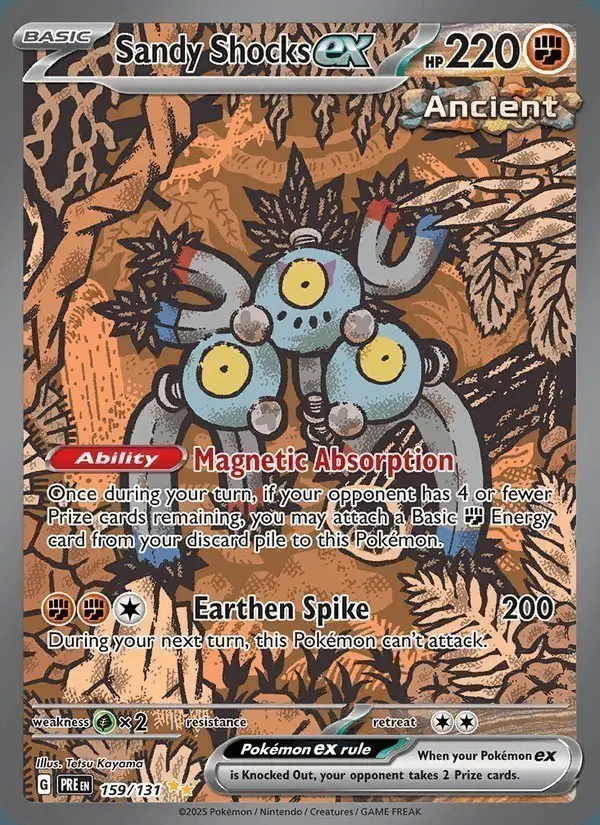 Sandy Shocks ex #159 Prismatic Evolutions PSA 10