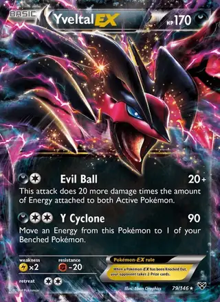 Yveltal EX #79 XY PSA 10