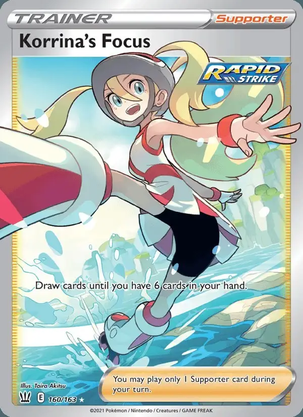 Korrina's Focus #160 Battle Styles PSA 10