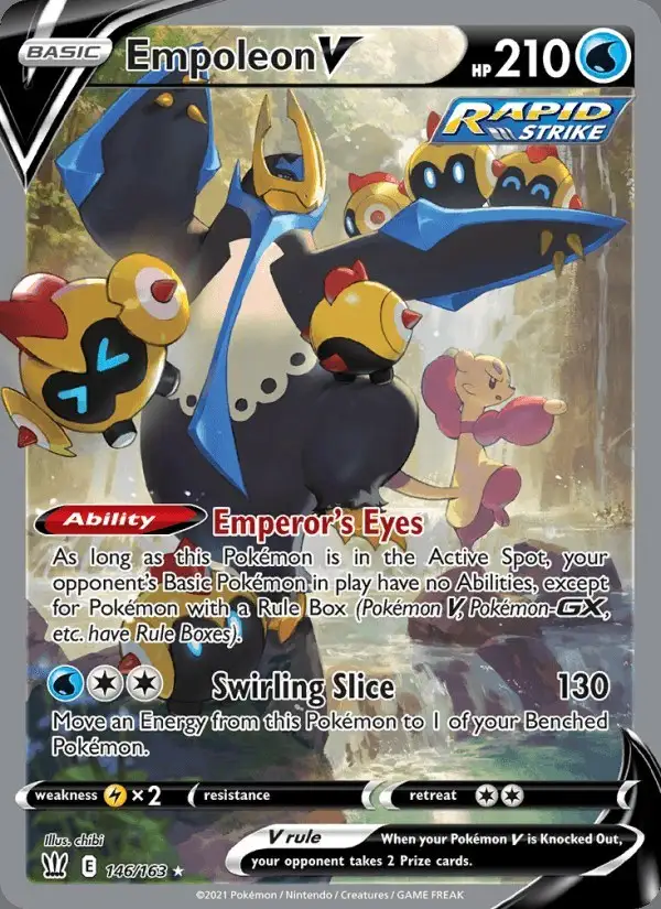 Empoleon V #146 Battle Styles PSA 10