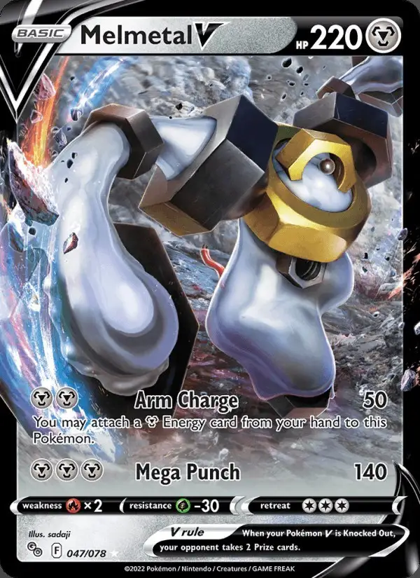 Melmetal V #047 Pokémon GO PSA 10