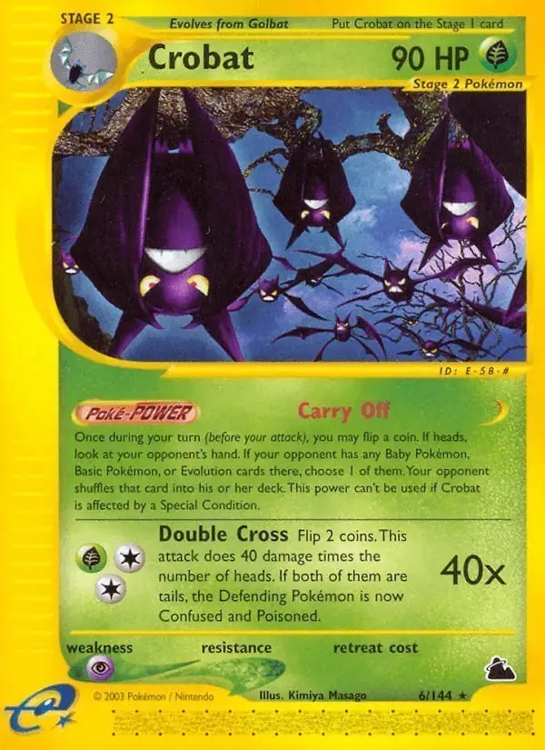 Crobat #6 Skyridge PSA 10