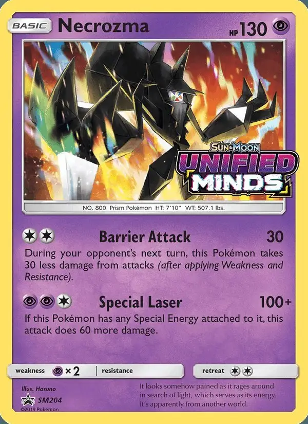 Necrozma #SM204 SM Black Star Promos PSA 10
