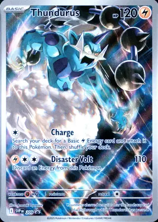 Thundurus #209 SVP EN-SV Black Star Promo PSA 10