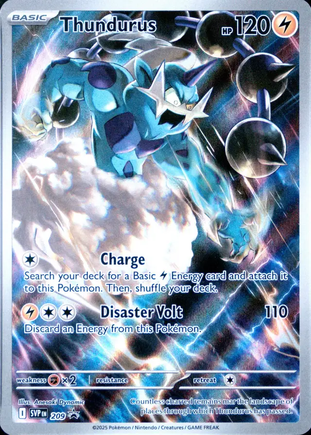 Thundurus #209 SVP EN-SV Black Star Promo PSA 10