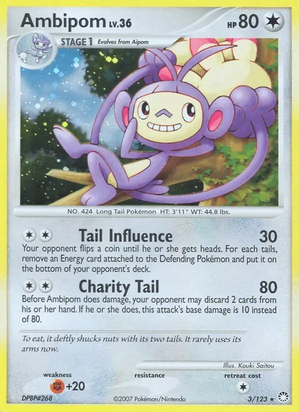 Ambipom #3 Mysterious Treasures PSA 10