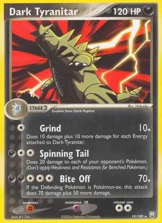Dark Tyranitar #19 Team Rocket Returns PSA 10
