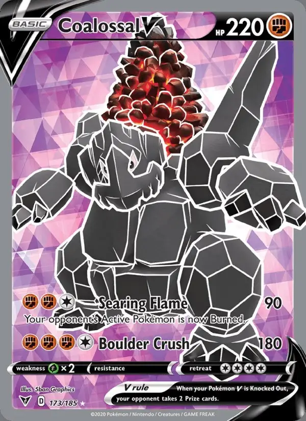 Coalossal V #173 Vivid Voltage PSA 10