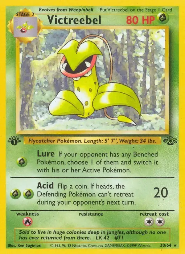 Victreebel #30 Jungle PSA 10
