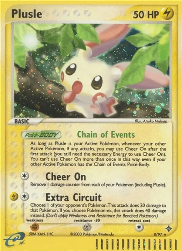 Plusle #8 Dragon PSA 10