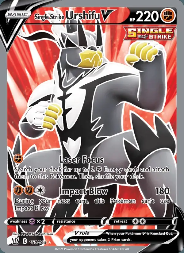 Single Strike Urshifu V #150 Battle Styles PSA 10