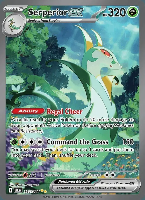 Serperior ex #164 Black Bolt PSA 10