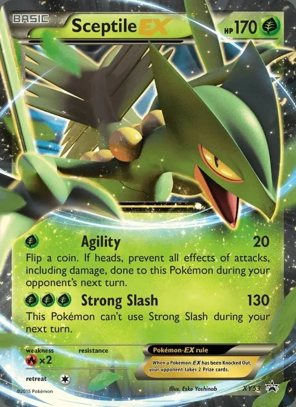 Sceptile EX #XY53 XY Black Star Promos PSA 10