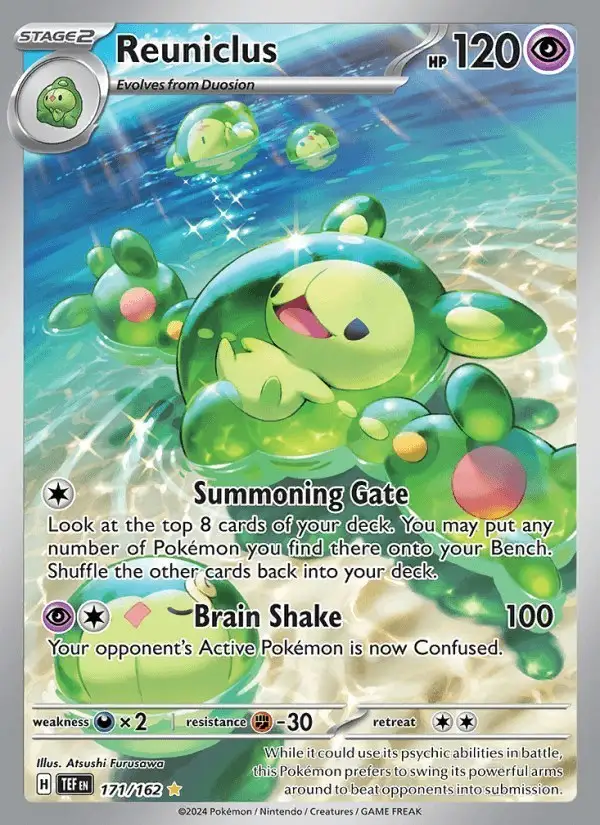 Reuniclus #171 Temporal Forces PSA 10