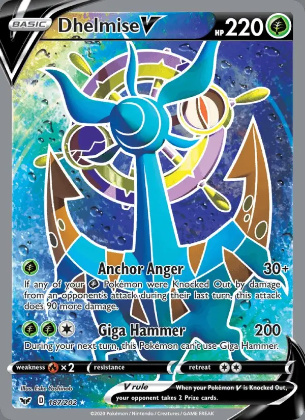 Dhelmise V #187 Sword & Shield PSA 10