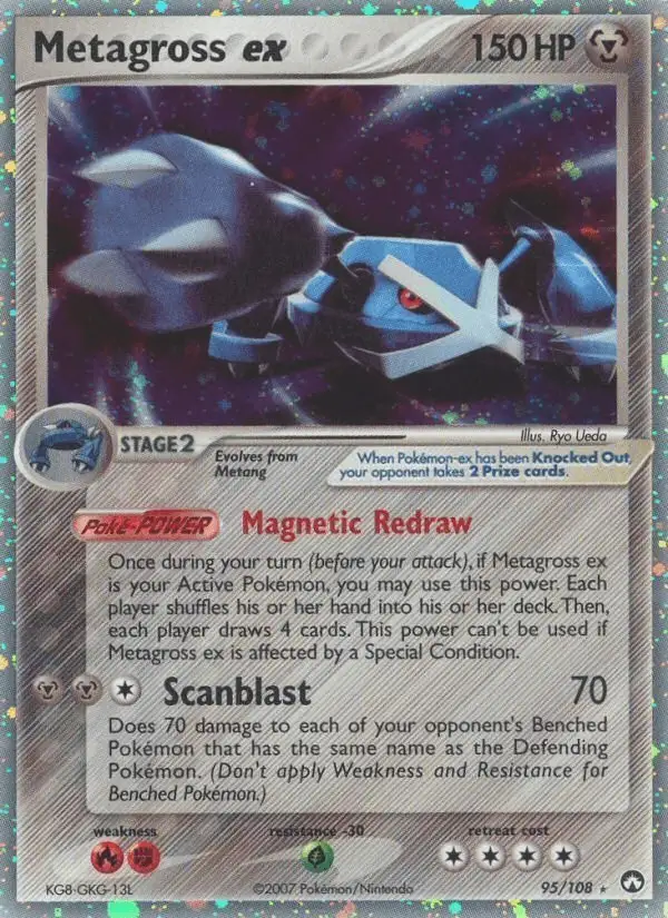 Metagross ex #95 Power Keepers PSA 10