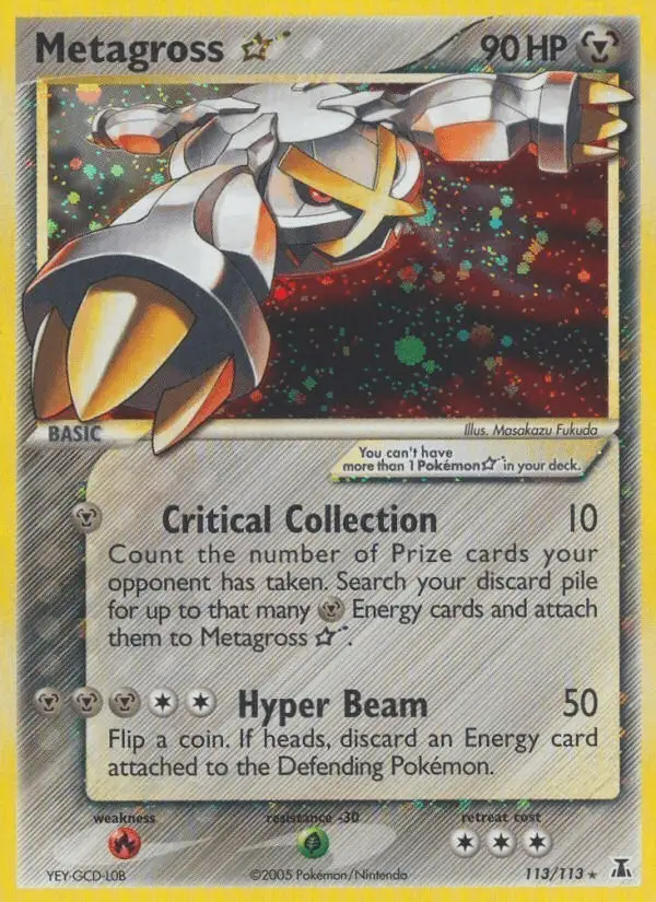 Metagross Star #113 Delta Species PSA 10