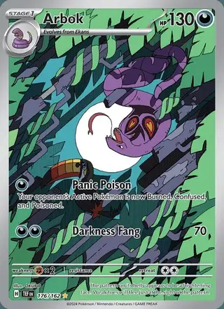 Arbok #176 Temporal Forces PSA 10