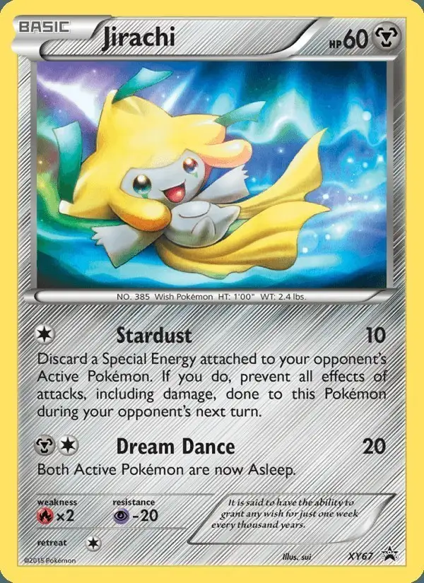 Jirachi #XY67 XY Black Star Promos PSA 10