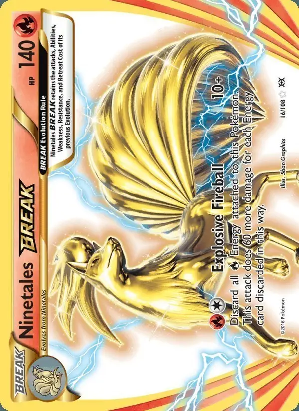 Ninetales BREAK #16 Evolutions PSA 10