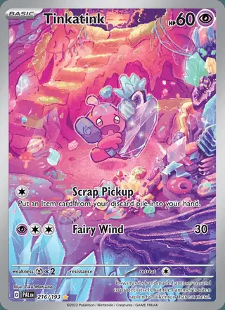 Tinkatink #216 Paldea Evolved PSA 10