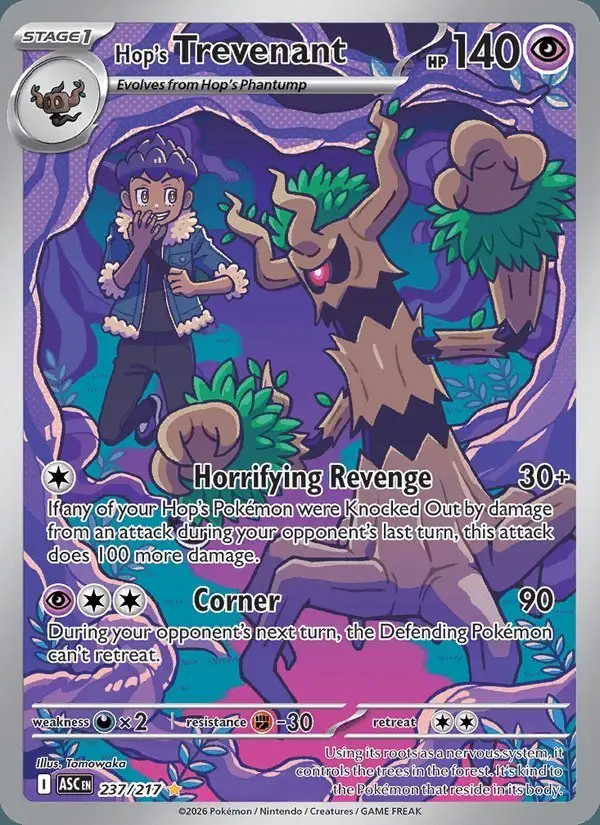 Hop's Trevenant #237 Ascended Heroes PSA 10