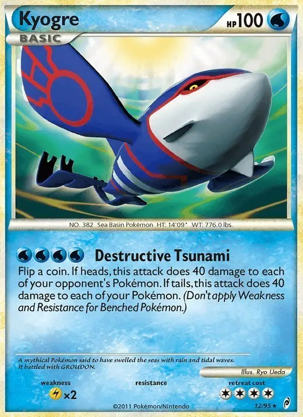 Kyogre #12 Call of Legends PSA 10
