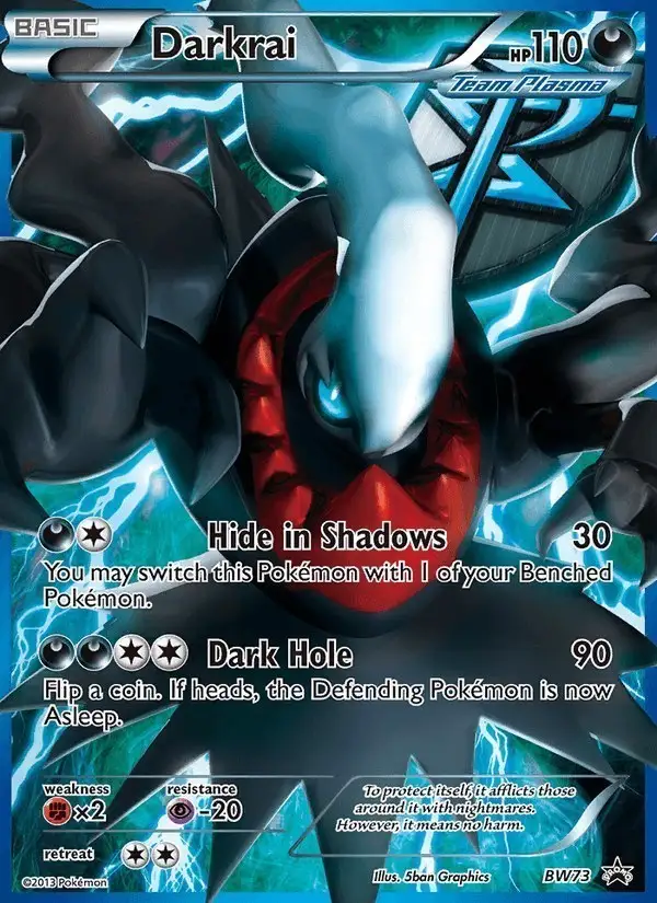 Darkrai #BW73 BW Black Star Promos PSA 10
