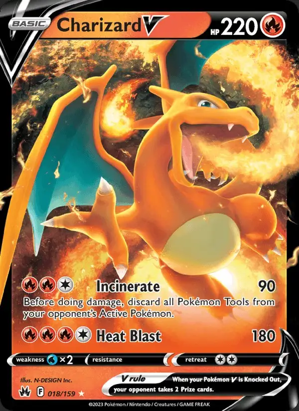 Charizard V #018 Crown Zenith PSA 10
