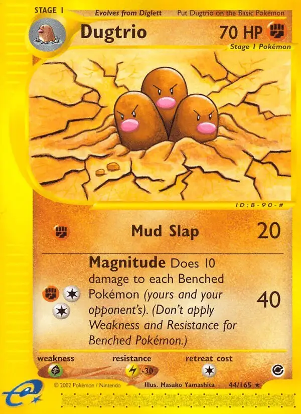 Dugtrio #44 Expedition Base Set PSA 10