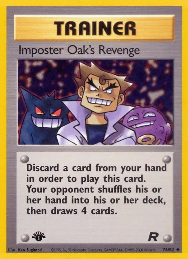 Imposter Oak's Revenge #76 Team Rocket PSA 10