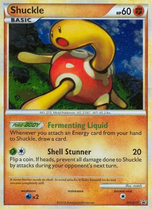 Shuckle #HGSS15 HGSS Black Star Promos PSA 10