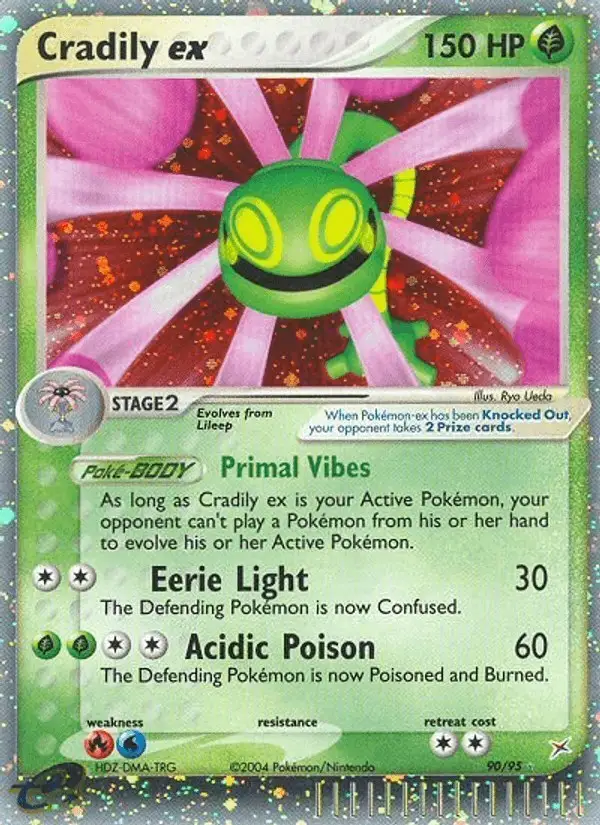 Cradily ex #90 Team Magma vs Team Aqua PSA 10