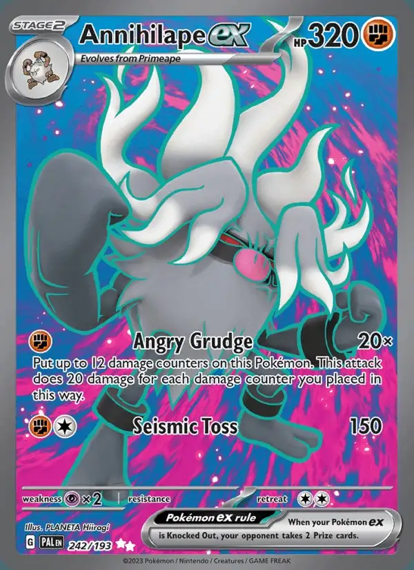 Annihilape ex #242 Paldea Evolved PSA 10