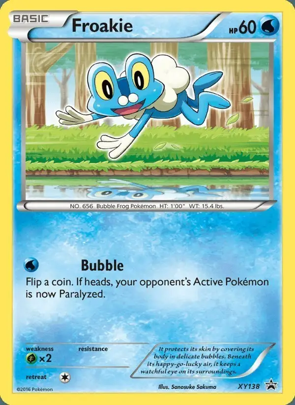 Froakie #XY138 XY Black Star Promos PSA 10