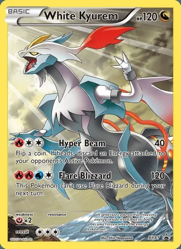 White Kyurem #XY81 XY Black Star Promos PSA 10