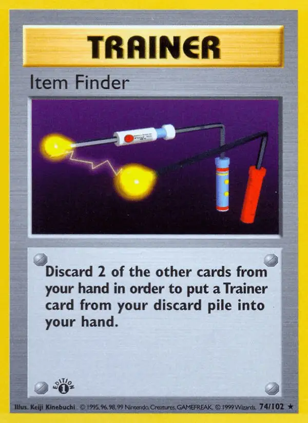 Item Finder #74 Base Set PSA 10