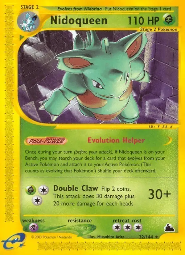 Nidoqueen #22 Skyridge PSA 10