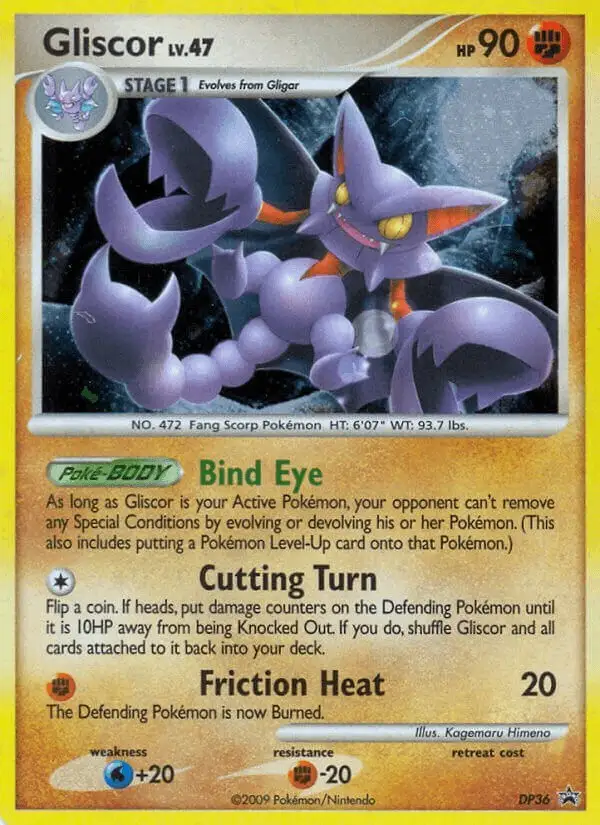 Gliscor #DP36 DP Black Star Promos PSA 10